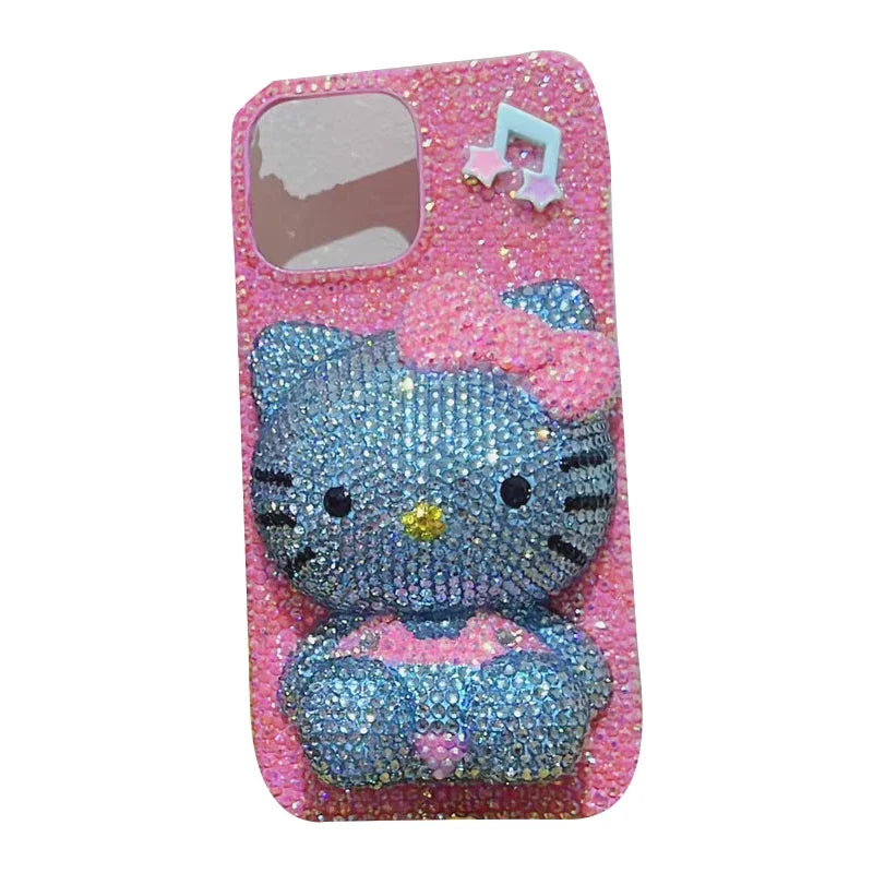 Hello Kitty Y2K rhinestone bling iPhone case