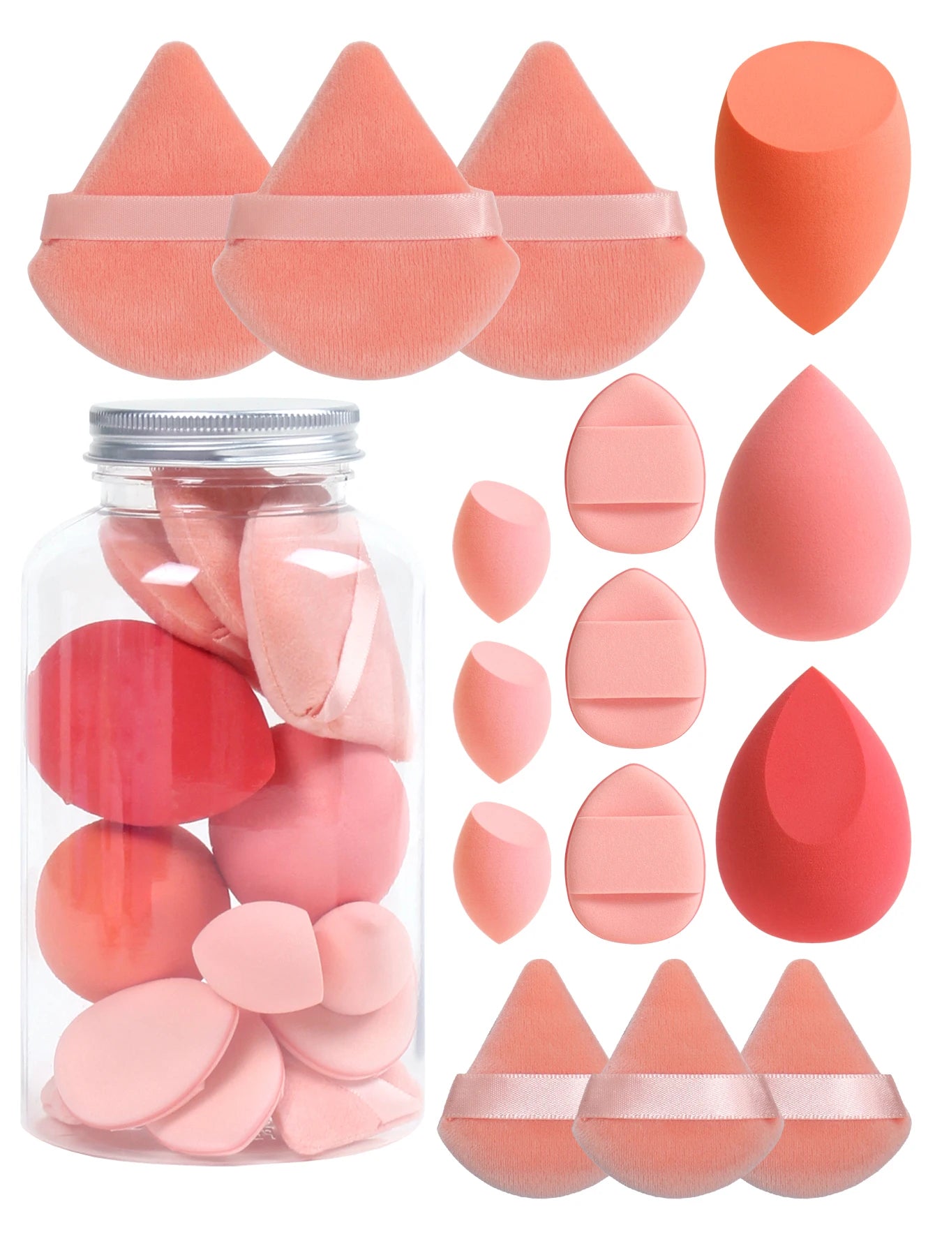 Vixa ultimate 15 Pc beauty blender jar set
