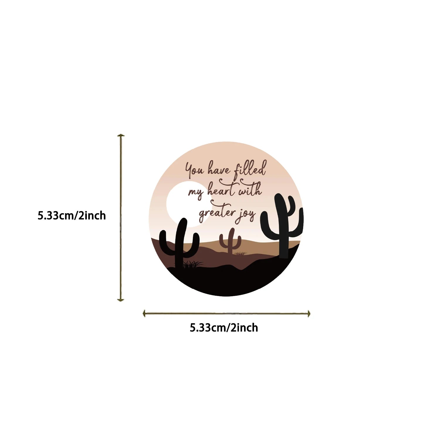 Eterna 50 Pc Boho Jesus stickers