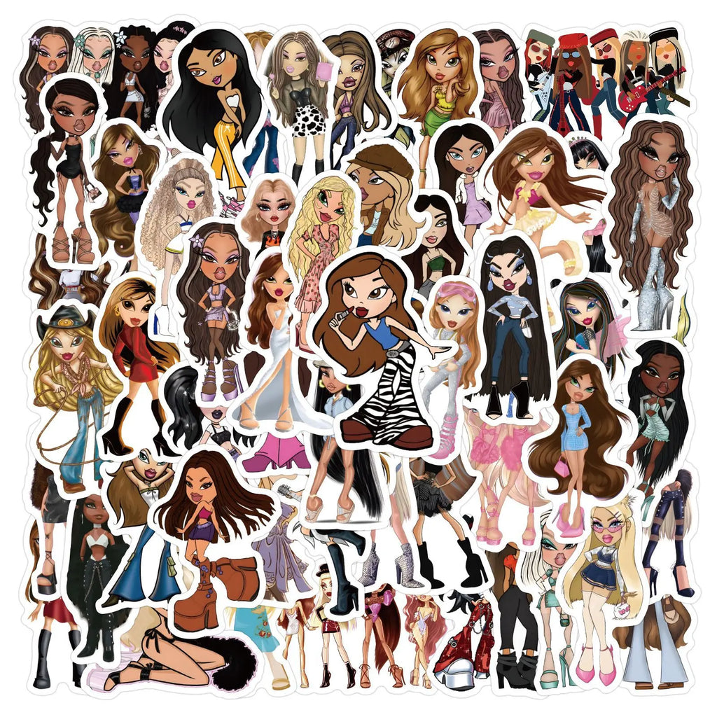 63 Pc Bratz stickers