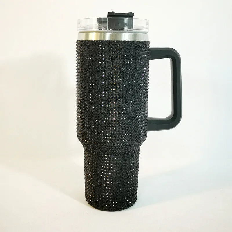 Culina 40oz rhinestone thermal travel cup