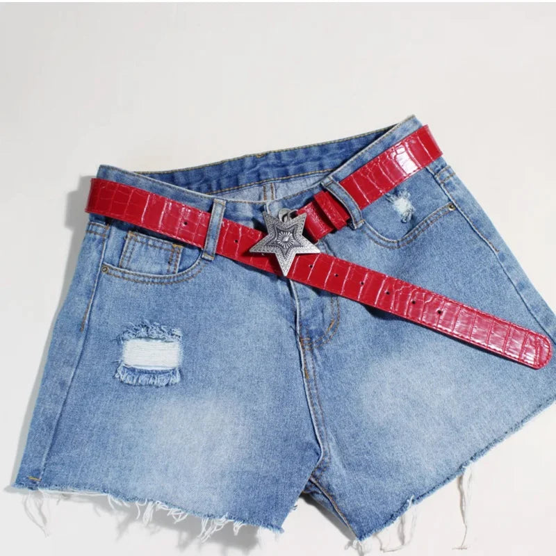 Lomie3 Women’s Y2K 1 or 2 pack retro star belt