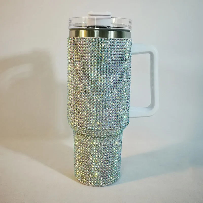 Culina 40oz rhinestone thermal travel cup