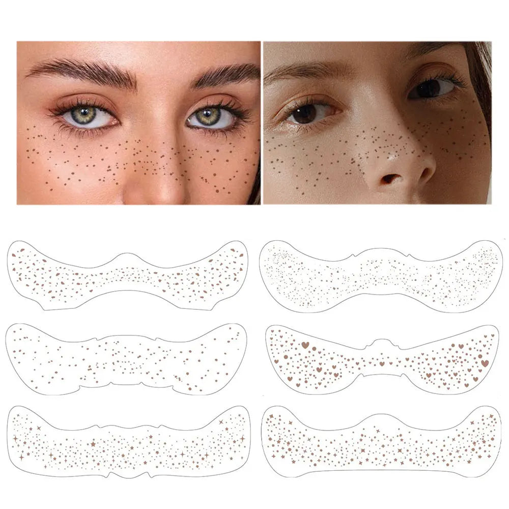 Vixa 6 Pc temporary tattoo freckles
