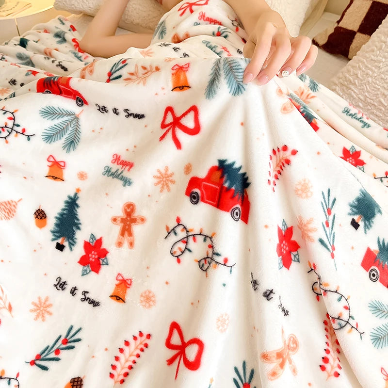 Hollyco Christmas plush blanket