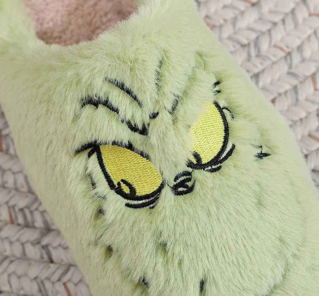 Grinch Women's plush house slippers