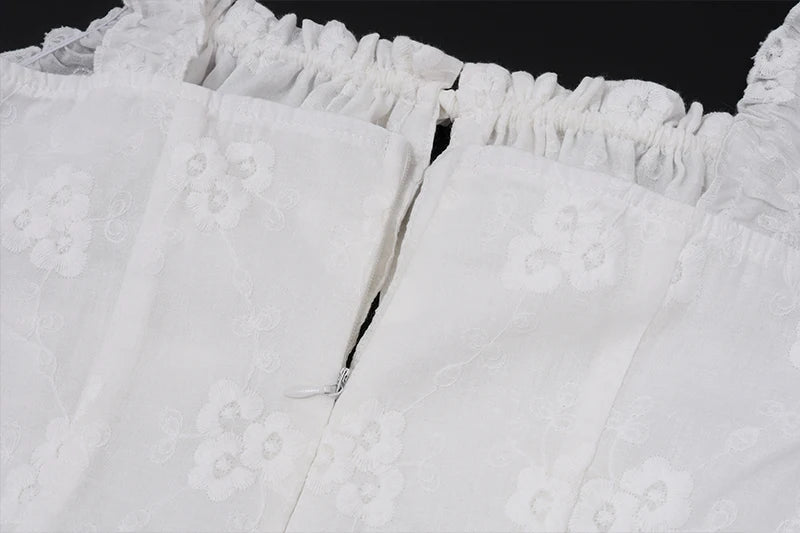 Sorelle Women's coquette smocked sun dress